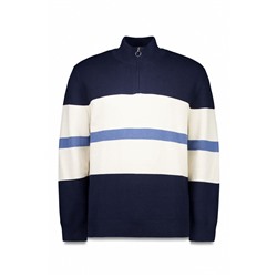 Jersey cremallera bloque color