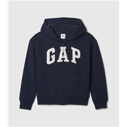 Kids Relaxed Gap Logo Zip Hoodie