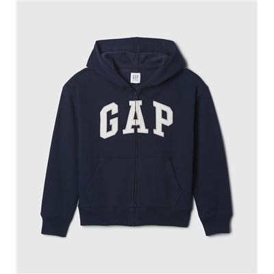 Kids Relaxed Gap Logo Zip Hoodie