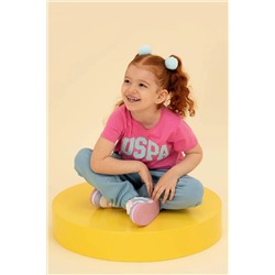 Kız Çocuk Pembe Basic Tişört