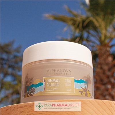 Alphanova Sun Gommage Délicieux Parfum Monoï BIO 200 ml