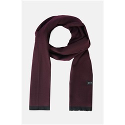 Avva Erkek Bordo Püsküllü Düz Şal B009401