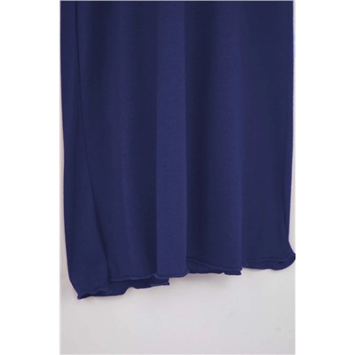 Lacivert Viskon Örme İnce Pijama Altı TBBAW26IA00001