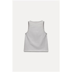 MINIMALIST SLOGAN TOP