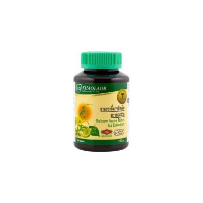 Момордика Харанция Экстракт Таблетки При Диабете/ Khaolaor Balsam Apple Tablet Tra Dokwhan 100 Tablets