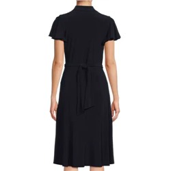 Tommy Hilfiger Flared Sleeve Belted Midi Dress