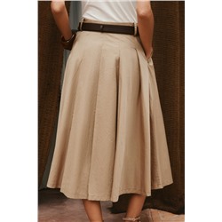 CONTRAST BELTED DRESS