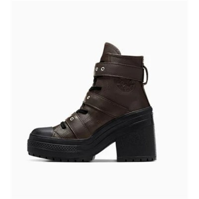 Chuck 70 De Luxe Heel Leather & Buckles