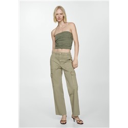 Jeans cargo bolsillos