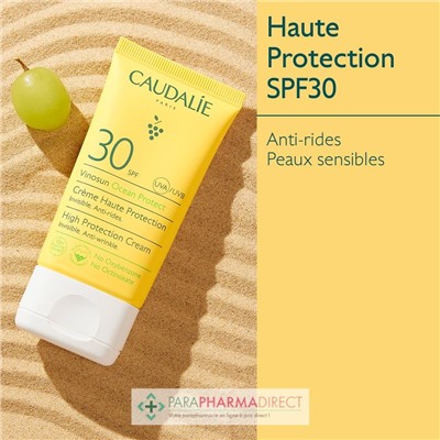 Caudalie Vinosun Protect - SPF30 - Crème Solaire Haute Protection 50ml