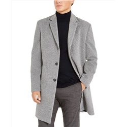 Tommy Hilfiger Addison Wool-Blend Trim Fit Overcoat