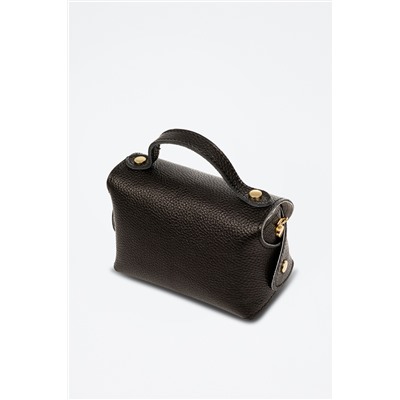 Bandolera de piel Arzano - Negro