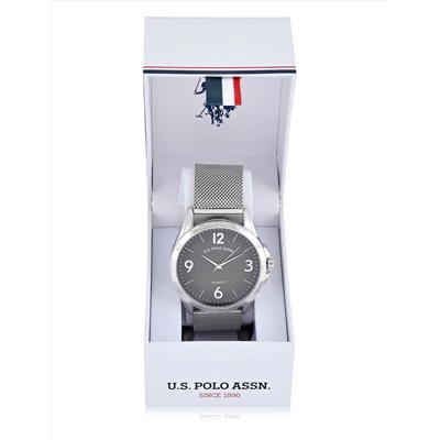 MENS SILVER MESH STRAP WATCH