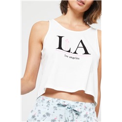 Camiseta de tirantes Cybille Crudo