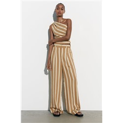 PANTALÓN TIRO ALTO JACQUARD