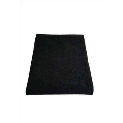 Bol Ticaret Tekstil Siyah Mikrofiber El Yüz Kuaför Spor Havlusu Leke Ve Saç Boyası Tutmayan 50 X 90 Cm bolspormikro