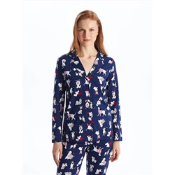 LC Waikiki Gömlek Yaka Desenli Uzun Kollu Kadın Pijama Takımı, LCW DREAM                                            
                                            Gömlek Yaka Desenli Uzun Kollu Kadın Pijama Takımı