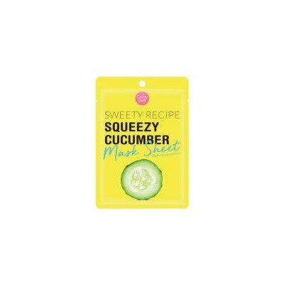 Маска для лица с Огурцом от Cathy Doll 25 гр / Cathy Doll Sweety Recipe Squeezy Cucumber Mask Sheet 25 g.