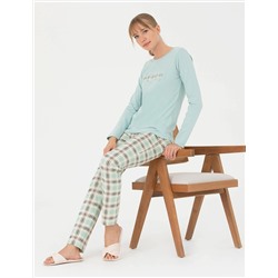Mint Pijama Takımı