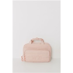 Neceser grande acolchado rosa