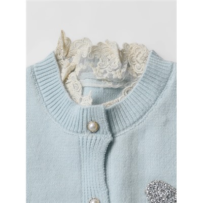 Кардиган вязанный для девочек. Экспорт