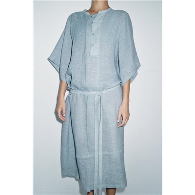 LIMITED EDITION LINEN BLEND SHIRT DRESS