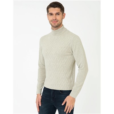 Kum Melanj Slim Fit Kazak
