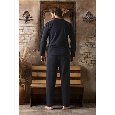 SUDE HOME WEAR Standart Kalıp Erkek Pijama Takımı, ERCAN                                            
                                            Standart Kalıp Erkek Pijama Takımı