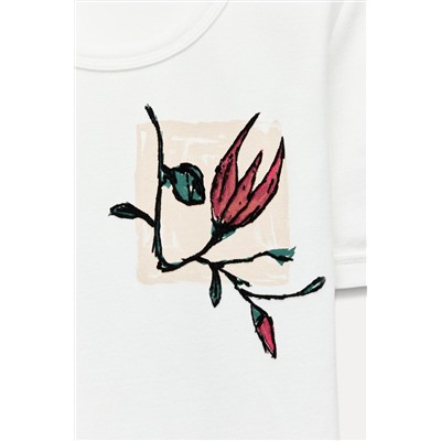 FLORAL PRINT T-SHIRT
