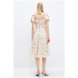 Vestido recto Rosa pastel