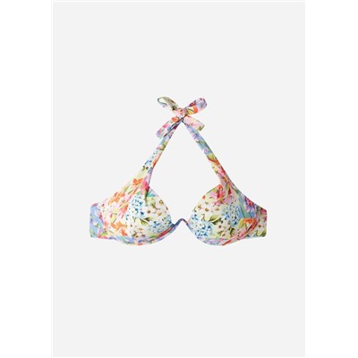 Push-up-Bikinioberteil mit Wattierung Minorca Eco