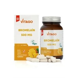 VITAGO Bromelain Бромелайн / 500 мг 60 таблеток