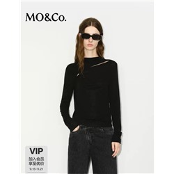 Легкая футболка с длинным рукавом из смеси Tencel  MO&C*o ОРИГИНАЛ!