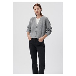 MaviGri Hırka Loose Fit / Bol Rahat Kesim 1710302-83096