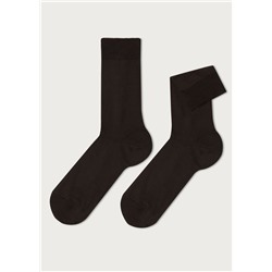 Kurze Herrensocken aus elastischer Baumwolle