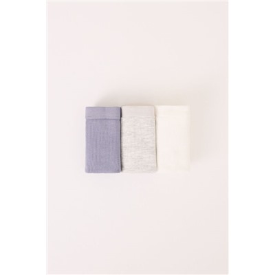 Pack 3 braguitas canalé algodón viscosa