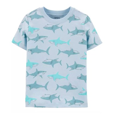 Carter's | Toddler Shark Jersey Tee