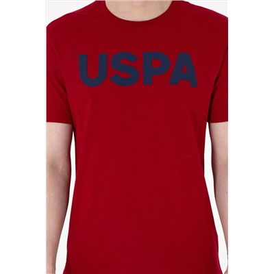 Erkek Regular Fit Bisiklet Yaka Bordo Basic Tişört