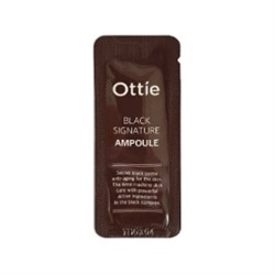 [Sample] Black Signature Ampoule (10ea), ПРОБНИК Премиальная сыворотка с муцином черной улитки