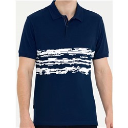 Lacivert Slim Fit Polo Yaka Tişört