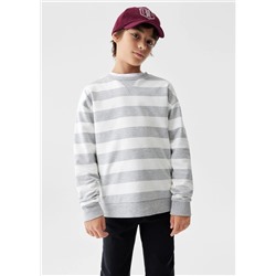 Sudadera algodón rayas -  Niño | MANGO OUTLET España