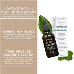 USA Dekohair Hair Regrowth Serum - Stops Hair Thinning, Promotes Growth, Increases Root Volume
