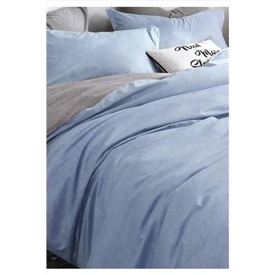 Sheri Home Çift Kişilik Çift Taraflı Nevresim (Yorgan Kılıfı) 200x220SetYBabyBlue02131453693 7774555205282454777