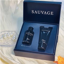 Подарочный набор Dio*r Sauvage , поставка в Китай из Франции 🇫🇷  отличный вариант 🎁 к 23 февраля .. туалетная вода Dio*r sauvage  10мл и ароматный гель для душа  20мл