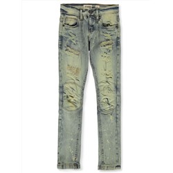 FWRD DENIM FWRD BOYS' SKINNY MOTO JEANS