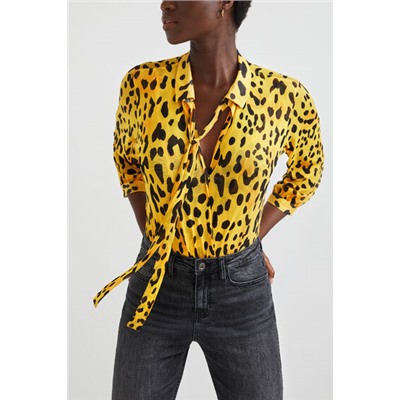 Body camisero leopardo