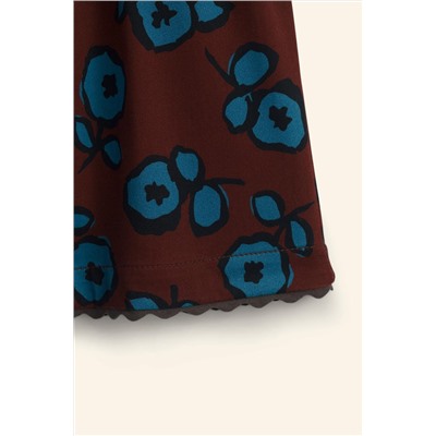 LIMITED EDITION FLORAL PRINT MIDI SKIRT
