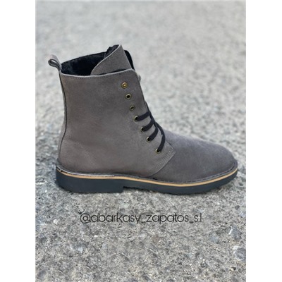 AB.Z. 27001/2 GRIS — С ДВОЙНЫМИ ШНУРКАМИ+PELLE · LUX