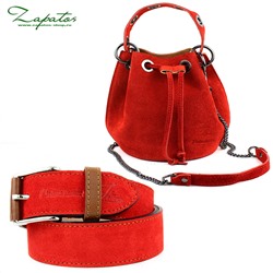 AB.Z · Pelle · Bary ser (650) FUEGO+Ab.Zapatos Pelle cinturon (140) FUEGO