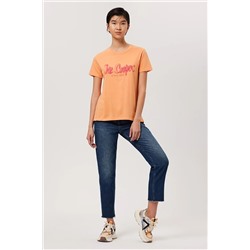 Lee Cooper London Kadın O Yaka T-shırt Turuncu 232 LCF 242009